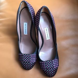 Tabitha Simmons Silk Bow Heels